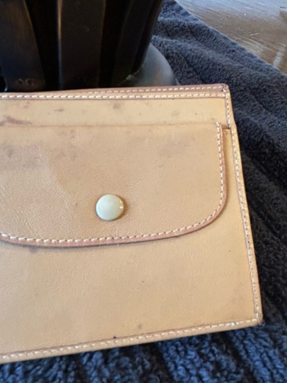 Celine Triomphe Pattern Bifold Wallet in Brown - Picture 5 of 7